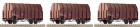 66149  Roco 3 Piece Set: Sawdust cars